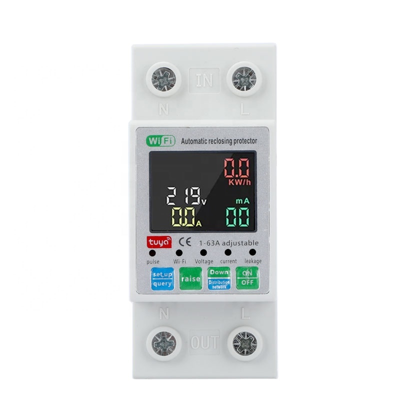 Smart Relay Tuya - สวิตช์อัจฉริยะ Tuya แบบตัดไฟสองทาง 63A 2P 220V