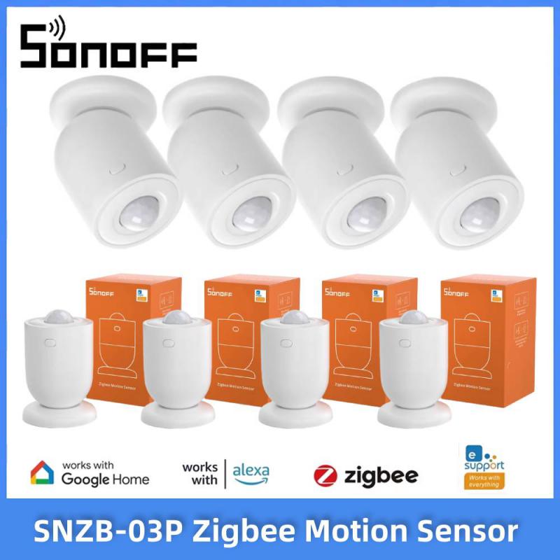 Sonoff - เซ็นเซอร์ตรวจจับความเคลื่อนไหว SONOFF SNZB-03P Zigbee สำหรับระบบรักษาความปลอดภัยในบ้าน เชื่อมโยงฉากอัจฉริยะภายในบ้านผ่านแอป