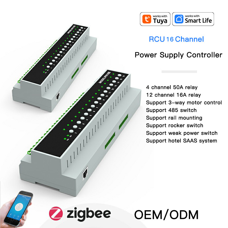 RSH Tuya ZigBee 16 ช่อง 16A 50 - Smart Relay Tuya บทวิจารณ์และราคา