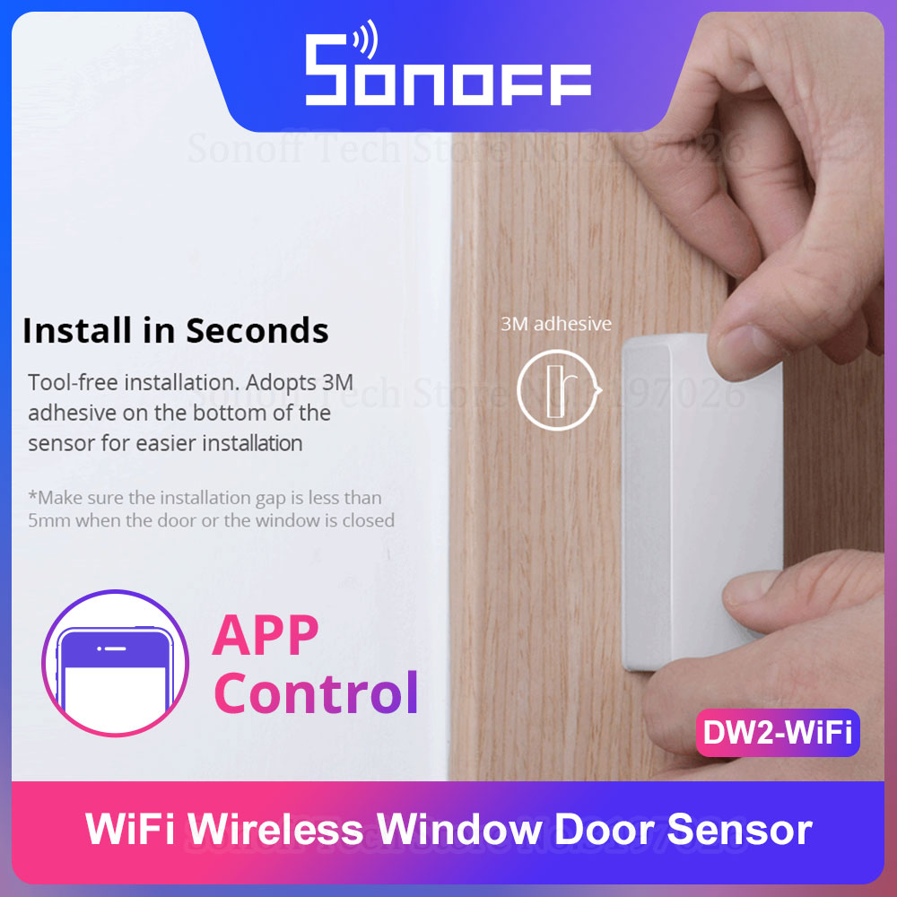 Sonoff DW2-WiFi Wireless Secur - Sonoff บทวิจารณ์และราคา