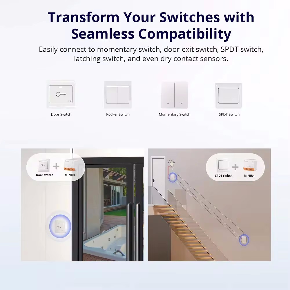 SONOFF Mini R4 Wifi โมดูลสวิทช - Sonoff Mini R4 บทวิจารณ์และราคา