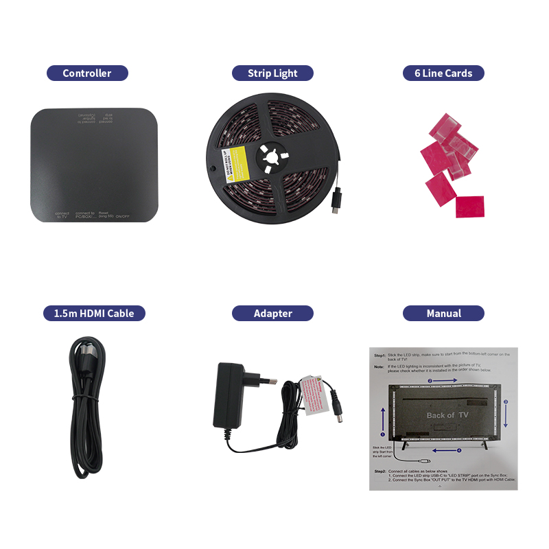 ไฟ LED สำหรับทีวี STTL Smart T - Tuya Smart บทวิจารณ์และราคา