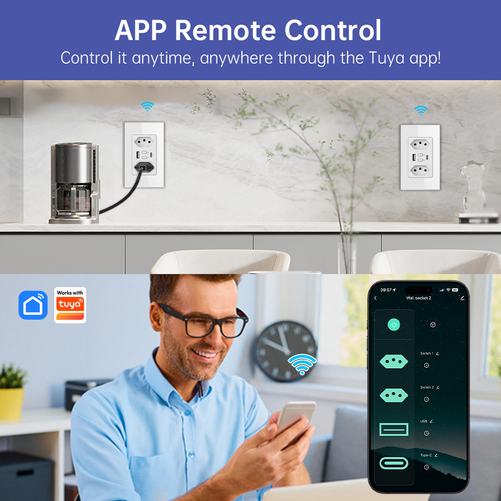MANHOT ปลั๊กไฟอัจฉริยะ Wifi สำ - Smart Relay Tuya บทวิจารณ์และราคา