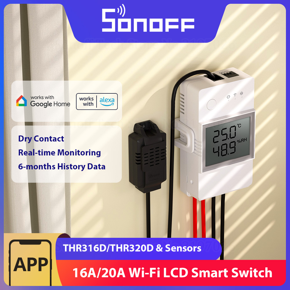 SONOFF THR316D/THR320D อุณหภูม - Sonoff Mini R4 บทวิจารณ์และราคา
