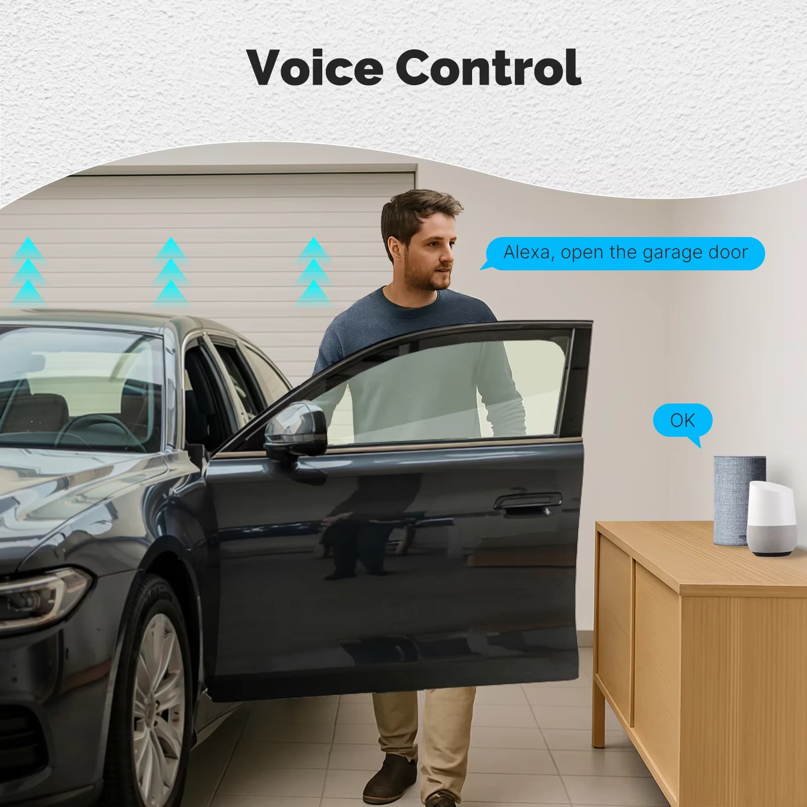 โมดูลควบคุมประตูโรงรถ MOES Zig - Home Assistant Tuya บทวิจารณ์และราคา