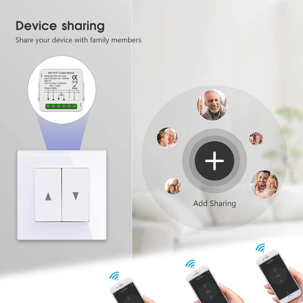 Tuya WiFi Zigbee สมาร์ทผ้าม่าน - Tuya 4 Channel บทวิจารณ์และราคา